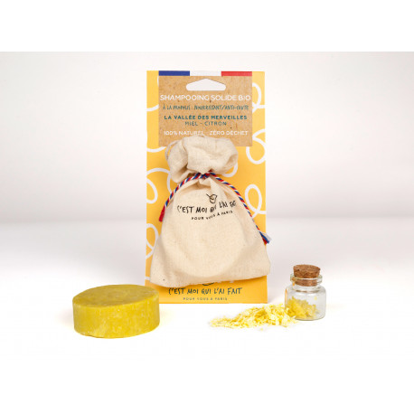 Shampooing Solide Bio Propolis Miel Citron