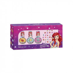 Coffret Art Ongles La Petite Sirène Vernis +Autocollants