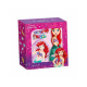 Coffret Bain La Petite Sirène Gel Bain Douche +Eponge +Pinces à Cheveux