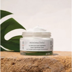 Crème aux «&nbsp;Super&nbsp;» Ingrédients Aux 2 Acides Hyaluronique et Probiotiques