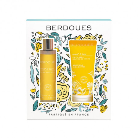 Coffret Monoï & Tiaré Edt +Lait Corps beurre de Karité