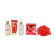 Coffret Cadeau Soin Gel Douche +Perles Huile de Bain + Brume Oreiller