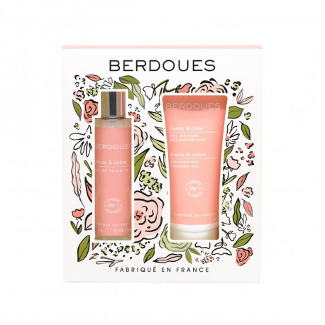 Coffret Freesia & Coton Edt +Gel Douche Réconfortant