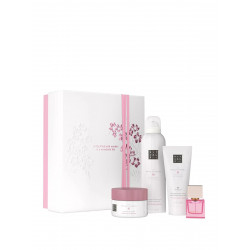Coffret M Ritual of Sakura Mousse Douche +Crème Corps +Gommage +Edp