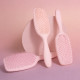 Brosse Plate Douce - Glow Démêle en douceur les longueurs sans casser les boucles