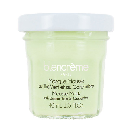 Masque Mousse Au Thé Vert & Concombre
