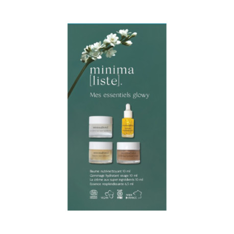 Coffret Découverte Routine Soin Baume +Gommage +Essence +Creme